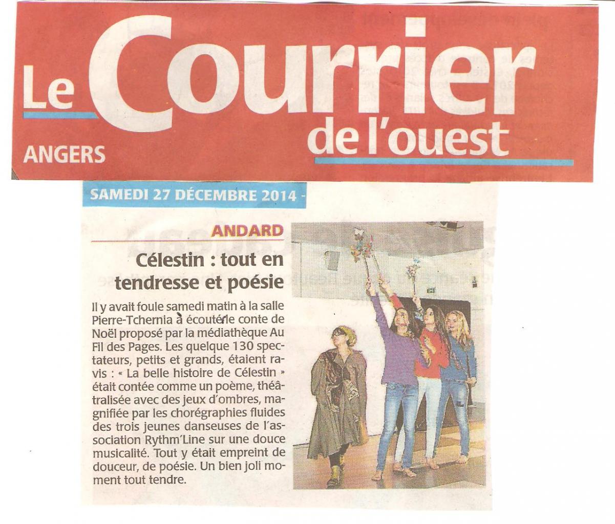 Article de presse sur Célestin